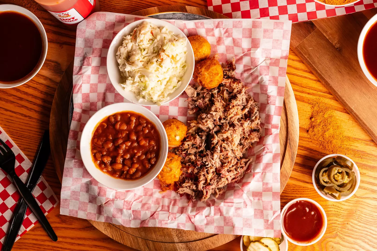 pulled pork meal at buddy's